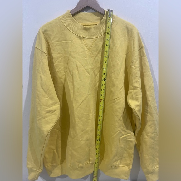 Daily Drills Sunny Yellow Crewneck Sweater - Picture 4 of 9